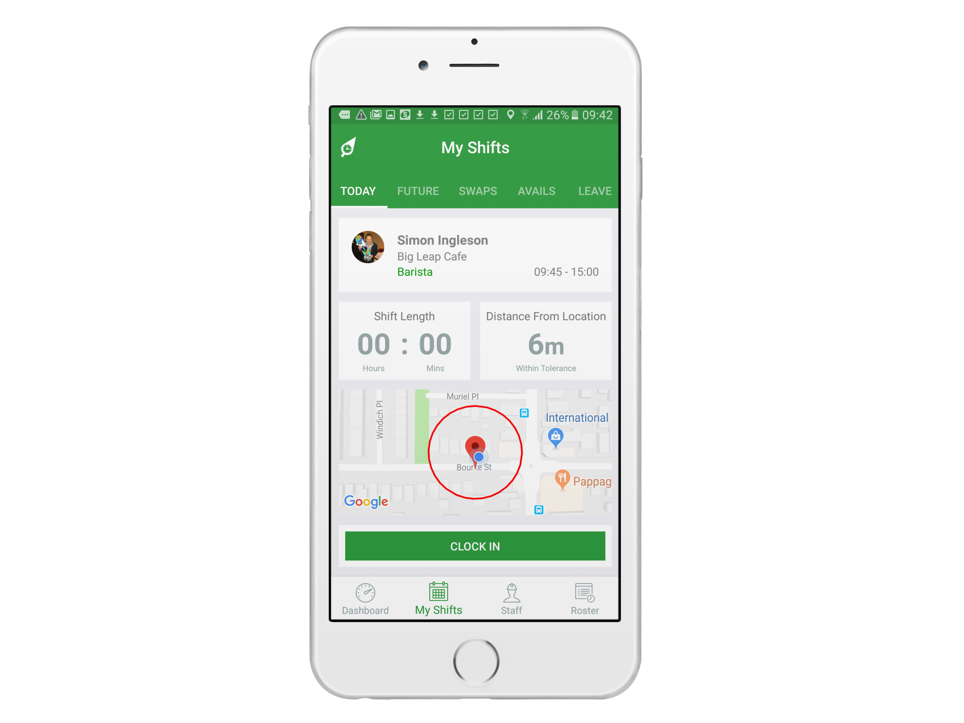 Employee Time and Attendance Software RosterElf